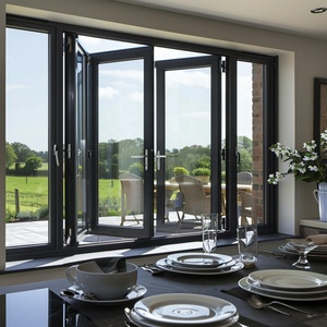 Puerta Plegable <span class=keywords><strong>de</strong></span> Aleación <span class=keywords><strong>de</strong></span> Aluminio, Puertas Corredizas <span class=keywords><strong>de</strong></span> Vidrio <span class=keywords><strong>para</strong></span> Patio, Interiores y Exteriores, Insonorizadas, Modernas, <span class=keywords><strong>para</strong></span> <span class=keywords><strong>Baño</strong></span> y Comercios - Product Image 3