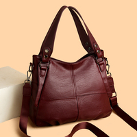 Sac à main de luxe en cuir PU souple pour femme 2026 – Sac à bandoulière grande capacité pour le shopping – Sac messager fourre-tout de marque