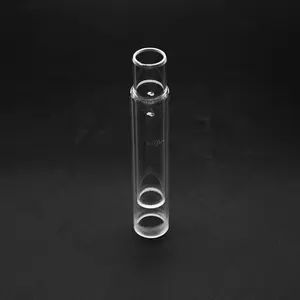 Customized high-purity fused quartz glass variable diameter tube quartz tube