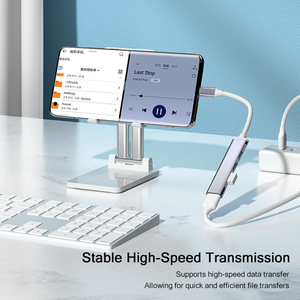 JAYA USB/USB-C Hub USB2.0 & USB3.0 Unterstützung Aluminiumlegierung für USB-Stick Ladeadapter Dockingstation für Laptop Computer - Product Image 3