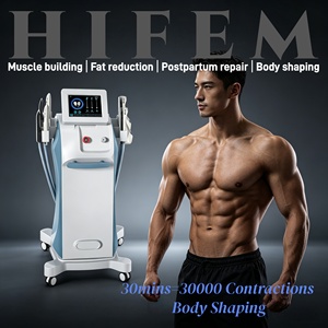 Appareil de beauté <span class=keywords><strong>HIFEM</strong></span> avec 4 applicateurs pour le renforcement musculaire abdominal et le lifting des fesses, pour la ligne de la poitrine, la ligne sirène et les fesses galbées - Product Image 1