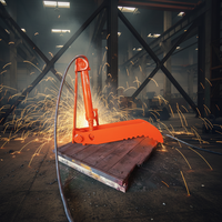 Pinces hydrauliques efficaces pour mini-pelles de la marque SLN, grappins pour engins de construction de 5 à 6 tonnes, accessoires personnalisables