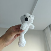 Mignon Animal en peluche jouet dessin animé ours en peluche pendentif doux peluche poupée pendentif porte-clés sac à dos voiture sac porte-clés breloque décor
