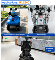 Châssis de robot humanoïde AGI AI 4WD UGV 80 kg avec suspension brevetée, plateforme mobile pour bras robotique industriel et robots logistiques