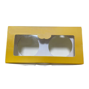 Caja de embalaje de panadería desechable de papel de grado alimenticio con logotipo impreso personalizado para natillas, tartas, <span class=keywords><strong>sushi</strong></span>, comida de bebé, laminación mate en relieve - Product Image 5