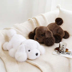 茶色と白の犬のぬいぐるみ 楽天市場】【シーズー 茶白 ぬいぐるみ】 犬 おもちゃ 雑貨 グッズ