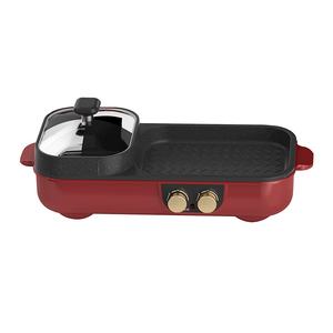 Four à griller électrique multifonctionnel marmite électrique domestique four à griller électrique antiadhésif sans fumée shabu un pot - Product Image 3