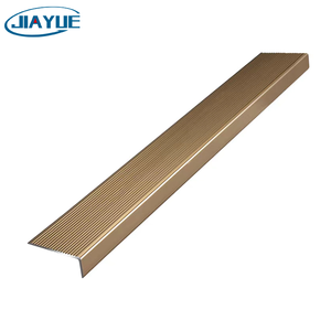 Parti di scale antiscivolo di sicurezza profilo a forma di L profilo per scale in alluminio per piastrelle rivestimento del bordo in ceramica decorare e proteggere - Product Image 2