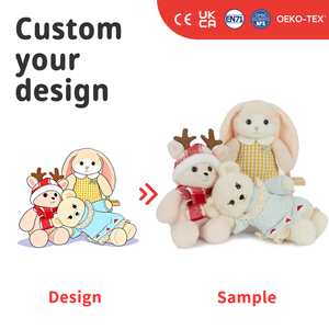 Juguetes de Peluche Personalizados con Disfraces Intercambiables para Niños, OEM ODM, Animales de Peluche con Ropa y Trajes Cambiables, Juguete de Rol - Product Image 6