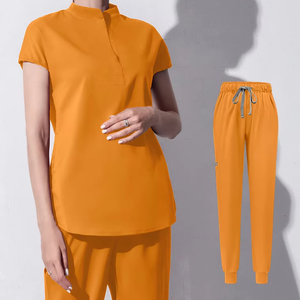 Conjuntos <span class=keywords><strong>de</strong></span> Uniforme Quirúrgico <span class=keywords><strong>de</strong></span> Alta Gama para Mujer Enfermera <span class=keywords><strong>de</strong></span> Quirófano Dental Bata Quirúrgica Elástica con Ropa <span class=keywords><strong>de</strong></span> Cepillado Uniformes <span class=keywords><strong>de</strong></span> Hospital Tejidos - Product Image 6