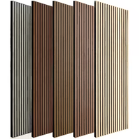 Panneaux acoustiques modernes en lattes de bois 3D pour la maison, le bureau, la chambre, le studio - Utilisation extérieure - Revêtement mural insonorisant écologique