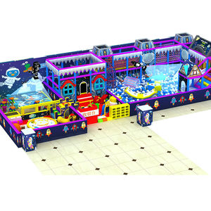 Commercial Indoor Playground Equipment Children's Video Game Console Trampoline <strong>Building</strong> <strong>Blocks</strong> and Slide for Play Center - Product Image 3