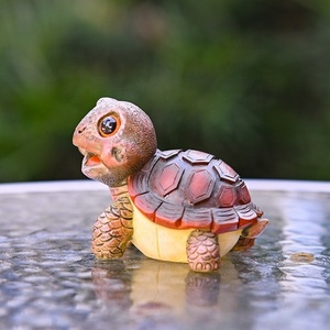 Trang trí Rùa mắt lớn xuyên biên giới mới-trang trí thủ công nhựa cho cảnh quan vi mô, sân, vườn và bên bờ biển - Product Image 3
