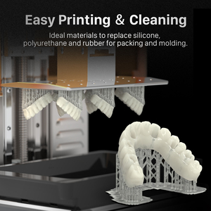 Magforms resina Para impressora 3D máy in Nhựa photopolymer trắng 500g 1kg 405nm DLP LCD in ấn Giày mô hình nhựa đàn hồi - Product Image 5