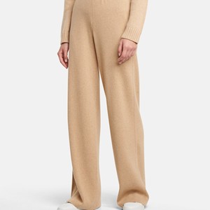 <span class=keywords><strong>Pantaloni</strong></span> da <span class=keywords><strong>Donna</strong></span> in Cashmere e <span class=keywords><strong>Lana</strong></span> Lavorati a Maglia di Lusso per l'Inverno - Product Image 3