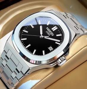 Drioshipping Montre-bracelet à quartz personnalisée pour hommes en acier inoxydable Boîtier carré de luxe 22mm Japon Shanghai OEM Design tendance - Product Image 6