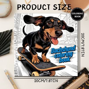 <span class=keywords><strong>Libro</strong></span> para Colorear Personalizado con Diseños de Perros, Cuadernos al por Mayor para Aliviar <span class=keywords><strong>el</strong></span> Estrés y Relajar la Mente y <span class=keywords><strong>el</strong></span> <span class=keywords><strong>Cuerpo</strong></span>, Regalo para Amigos/Compañeros - Product Image 4
