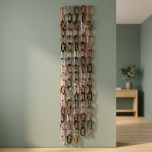 Decoración de Pared de Eslabones de Cadena de Resina Hecha a Mano, Decoración de Hogar Personalizada Impermeable, Decoración de Pared de Eslabones de Cadena de Resina Hecha a Mano - Product Image 1
