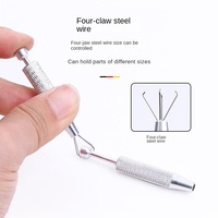 Pince à quatre griffes Dr. Giant en acier inoxydable, perceuse nue antidérapante, outil de bijouterie de qualité industrielle ODM WJGJ-0131