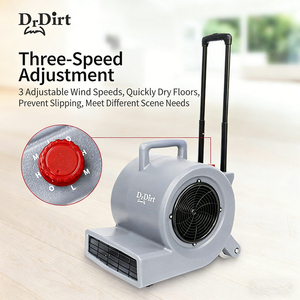 Secador de Alfombras Profesional Comercial de 3 Velocidades, Ventilador de Secado de Pisos con Ángulos de Soplado Ajustables para Hoteles y Hospitales - Product Image 3