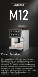 Cafetera Automática Dr.Coffee M12 Big Plus con Suministro de Agua y Grifo de 8L, Función MDB - Product Image 6