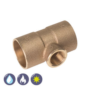 Té de soudure femelle en bronze 18X3/4X18 pour outil de tournage - Product Image 2