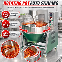 Mélangeur Rotatif Électrique Chauffant pour Préparation de Sauces, Assaisonnements et Traiteur (pour Fond de Pot et Plats Préparés)