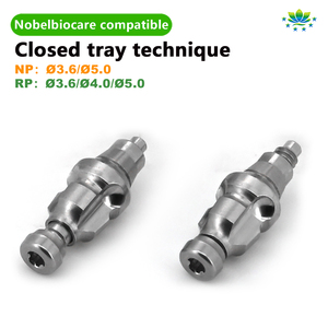 Nobel Biocare Compatible Tray Coping de Impresión de Bandeja Cerrada RP NP Conexión Cónica para Transferencia en Laboratorio de Implantes Dentales y Fábrica CAD/<span class=keywords><strong>CAM</strong></span> - Product Image 4