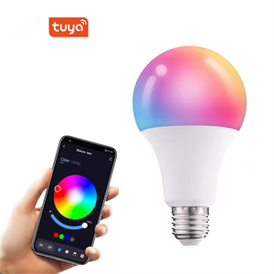 9W WiFi Smart <span class=keywords><strong>LED</strong></span> <span class=keywords><strong>Ampoule</strong></span> RGB CW Gradation <span class=keywords><strong>Couleur</strong></span> Changeante Alexa Commande Vocale E27/E26 Base AC Power Télécommande Réflecteur - Product Image 4