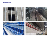 Ancre à coin HRS en acier inoxydable A2 de qualité industrielle, boulon d'expansion, certification ISO9001 ETA, finition électrogalvanisée pour