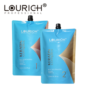 Crema de Reestructuración Capilar con Keratina LOURICH, Kit Profesional de <span class=keywords><strong>Alisado</strong></span> y Permanente para el Cabello - Product Image 4