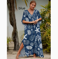 Robe de plage grande taille pour femmes européennes et américaines, protection solaire, impression numérique 3D, vêtements d'été européens pour femmes