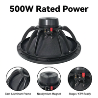 HD15NDL76 Speaker Woofer Neodymium 15 inci 500W RMS, 1000W Peak, 8 Ohm, Voice Coil 3.0 inci untuk Sistem PA Suara Langsung Panggung