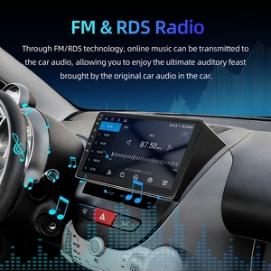วิทยุติดรถยนต์ไร้สายระบบ Android Auto สำหรับ Toyota Aygo/Peugeot 107/Citroen C1 ปี 2005-2014 หน้าจอ IPS ขนาด 10 นิ้ว พร้อมระบบนำทาง GPS และกล้องมองหลัง - Product Image 6
