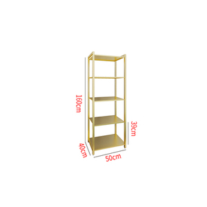 Modern Gold Clothing Store <strong>Display</strong> Free Stands Organizer Floor-Type Garment <strong>Racks</strong> Hanging Rod Iron <strong>Pipe</strong> Clothes <strong>Rack</strong> - Product Image 5