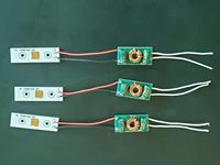 Douane Haute efficacité 3W 12VDC 6868 SMD UV profonds 270nm à 285nM UVC LED modules avec les pilotes pour purificateur d'eau purificateur d'air