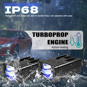 Luz de Conducción Mini de Doble Color Carolyn <span class=keywords><strong>Blue</strong></span> Lens, Luces Antiniebla LED de Alta y Baja Intensidad para Motocicletas y Automóviles - Product Image 2