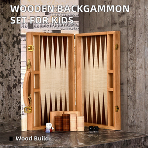 <span class=keywords><strong>Jeu</strong></span> <span class=keywords><strong>de</strong></span> backgammon en bois classique <span class=keywords><strong>jeu</strong></span> <span class=keywords><strong>de</strong></span> société pliant alimenté par l'imagination pour enfants <span class=keywords><strong>de</strong></span> 2 à 4 ans jouets éducatifs pour enfants <span class=keywords><strong>de</strong></span> 5 à 7 ans - Product Image 2