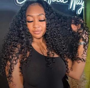 Capelli naturali neri ondulati colore trama 100% capelli umani grezzi vietnamiti non groviglio nessun spargimento all'ingrosso - Product Image 1