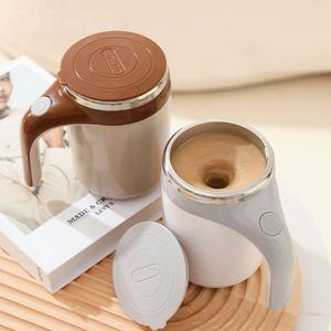 Vaso Inteligente Personalizado de Acero Inoxidable, Taza de Café Eléctrica Magnética con Mezcla Automática, Taza con Tapa y Agitación Automática - Product Image 2