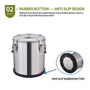 Hiện Đại Giữ Phích Lạnh Thùng Giữ Gạo Súp Đồ Uống Cách Nhiệt Container - Product Image 3