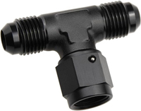 Adaptateur mâle AN4 AN6 AN8 AN10 AN12 en alliage d'aluminium forgé avec raccord femelle pivotant sur le côté