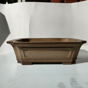 Maceta Ovalada Sin Esmaltar para Bonsái Yixing - Product Image 1