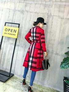 <span class=keywords><strong>Trench</strong></span> Coat Slim Fit Stile Europeo e Americano per <span class=keywords><strong>Donna</strong></span>, Nuova Collezione Autunnale con Abbinamento di Colori - Product Image 6