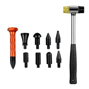 Outils PDR Kit de réparation de bosses sans peinture <span class=keywords><strong>Auto</strong></span> Body Dent Hail Car Dent Dings Tabs Down Tap Repair Puller 8 Hammer Slide Heads Rem - Product Image 5