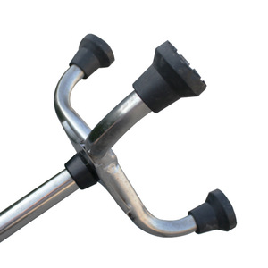Équipement de réadaptation, <span class=keywords><strong>canne</strong></span> télescopique médicale antidérapante en acier inoxydable à quatre pieds, réglable, légère, capacité de charge de 250 lb, 32 - Product Image 4