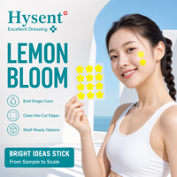 Patchs Hydrocolloïdes Étoilés Premium Anti-Boutons Jaune Vif 12 Points Imperméables Couvre-Points d'Acné pour Visage et Nez Tous Types de Peau
