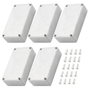 Caja <span class=keywords><strong>Hammond</strong></span> 1590B de Daiertek, Caja de <span class=keywords><strong>Pedal</strong></span> de Efectos Personalizable, Caja de <span class=keywords><strong>Pedal</strong></span> de Efectos de Aluminio Fundido a Presión con Interruptor de Pie - Product Image 6