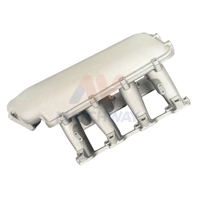 MATCHWAY Sliver Satin Aluminum LS Hi-Ram EFI Intake Manifold for GM Chevy LS3/L92 Engine with Fuel Rail Kits