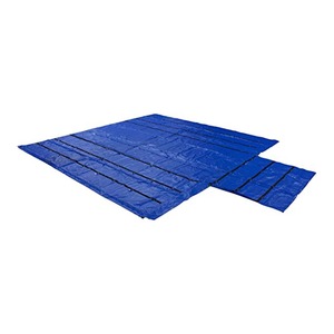 Bâches en vinyle bleu de 8 pieds, enduit de PVC, tissu polyester de 18oz, pour couverture de camion, rideau, housse de matelas, motif tissé - Product Image 1